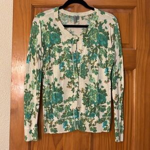 Caslon Floral Cardigan